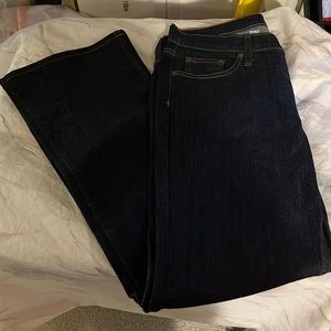 DKNY Women's Straight Leg Jeans - Dark Blue